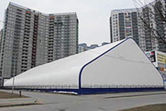Тентовое накрытие для катка